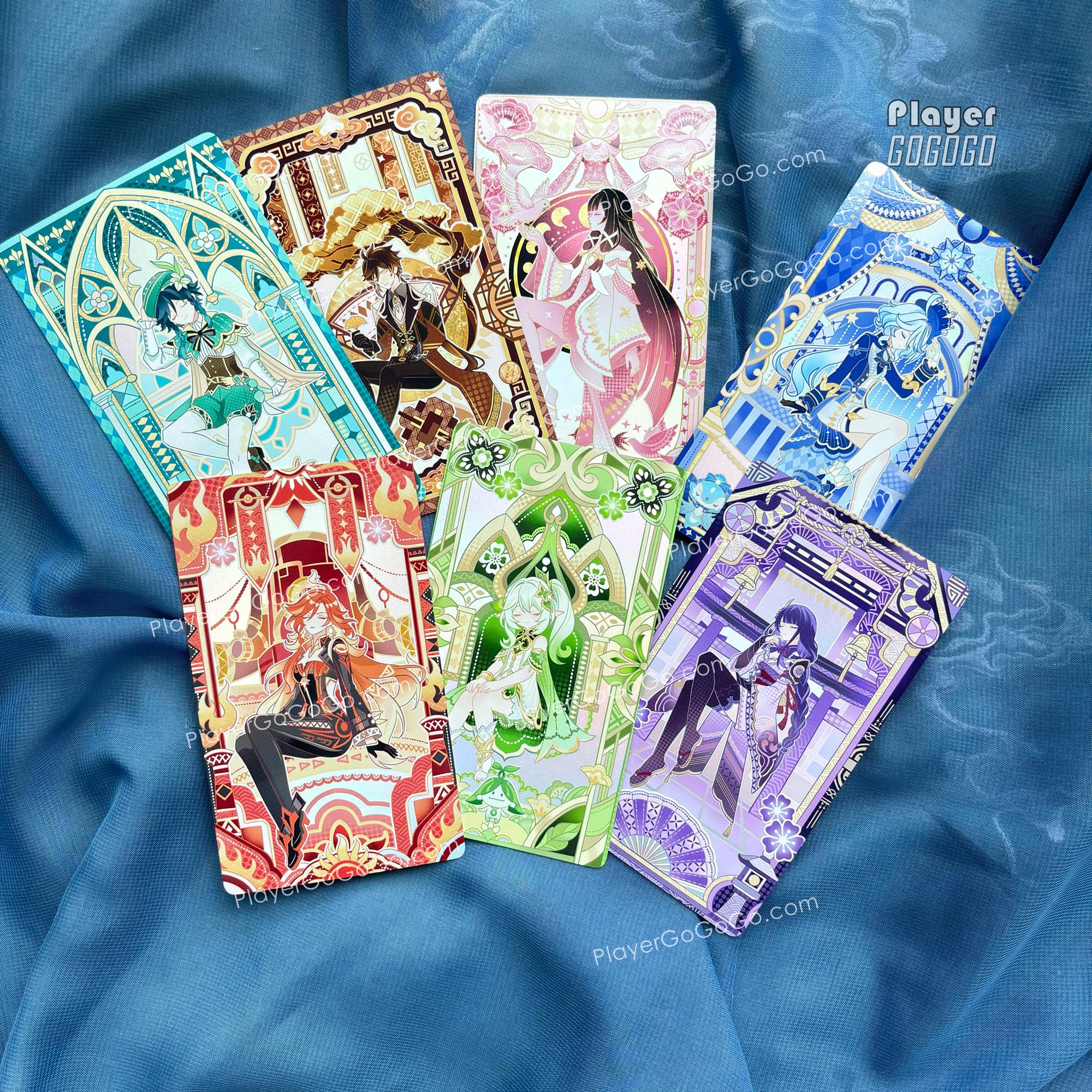 Holographic Genshin Cards Collectible - Etsy