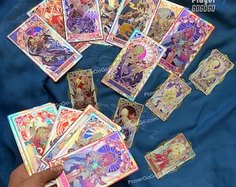 Honkai: Star Rail Chrysos Heirs Holo Cards /  Metal Art Print Tribios, Evernight, Hyacinthia, Anaxa, Mydei, Castorice, HSR Figurine Fandom