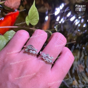 S925 Silver Made Couple Ring Hua Cheng / Xie Lian, Tian Guan Ci Fu Adjustable Rings for Cosplay & Daily Wear, Heaven Official&#39;s Blessings