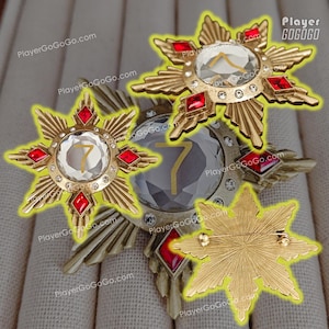 Identity V Prospector Truth & Inference 7th Anniversary Enamel Pin, Dazzling Lone Wolf Norton Campbell IDV Accessories
