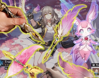 Honkai: Star Rail Remembrance Trailblazer Feather Pen for Cosplay, Stelle / Caelus HSR Cosplay Accessories