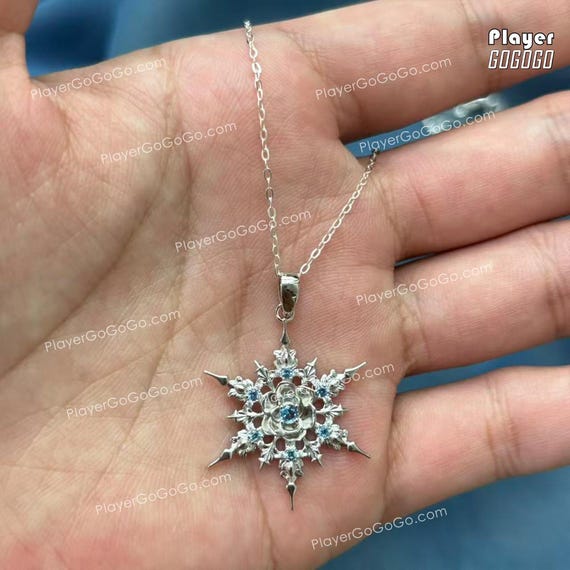 Sterling Silver Made Love and Deepspace Zayne Snowflake + Jasmine