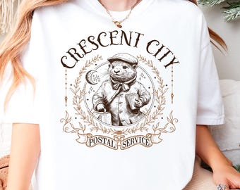Crescent City Postal Service Shirt, Crescent City Otter Shirt, Lunathion Shirt, SJM Fan Gift, House of Earth and Blood Shirt