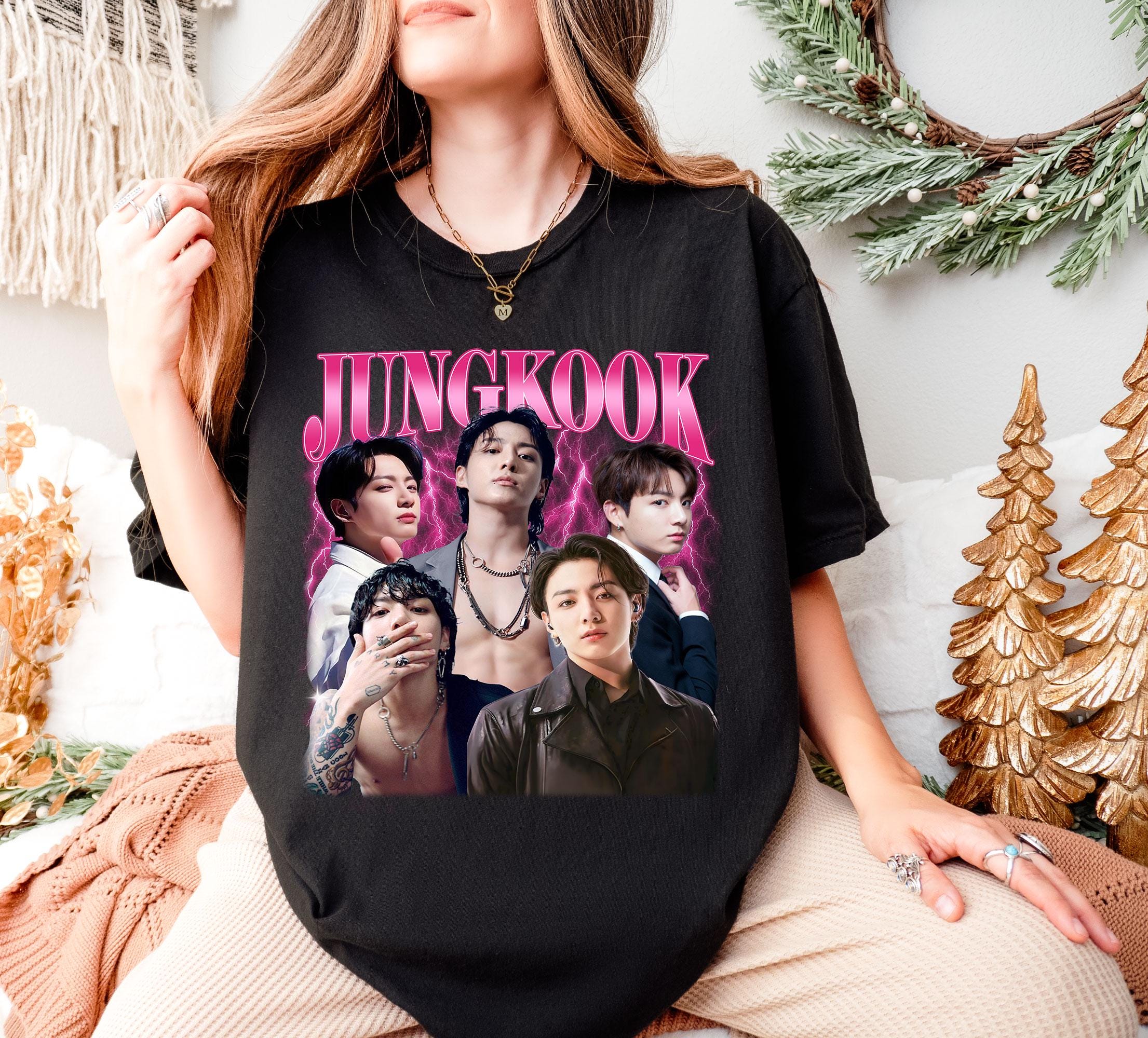 Jungkook Shirt Retro - Etsy
