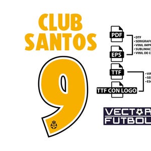 Font typography Vector club Santos Laguna Mexico season 2025-2026 4 files .eps .pdf .ttf with logo and .ttf without logo soccer