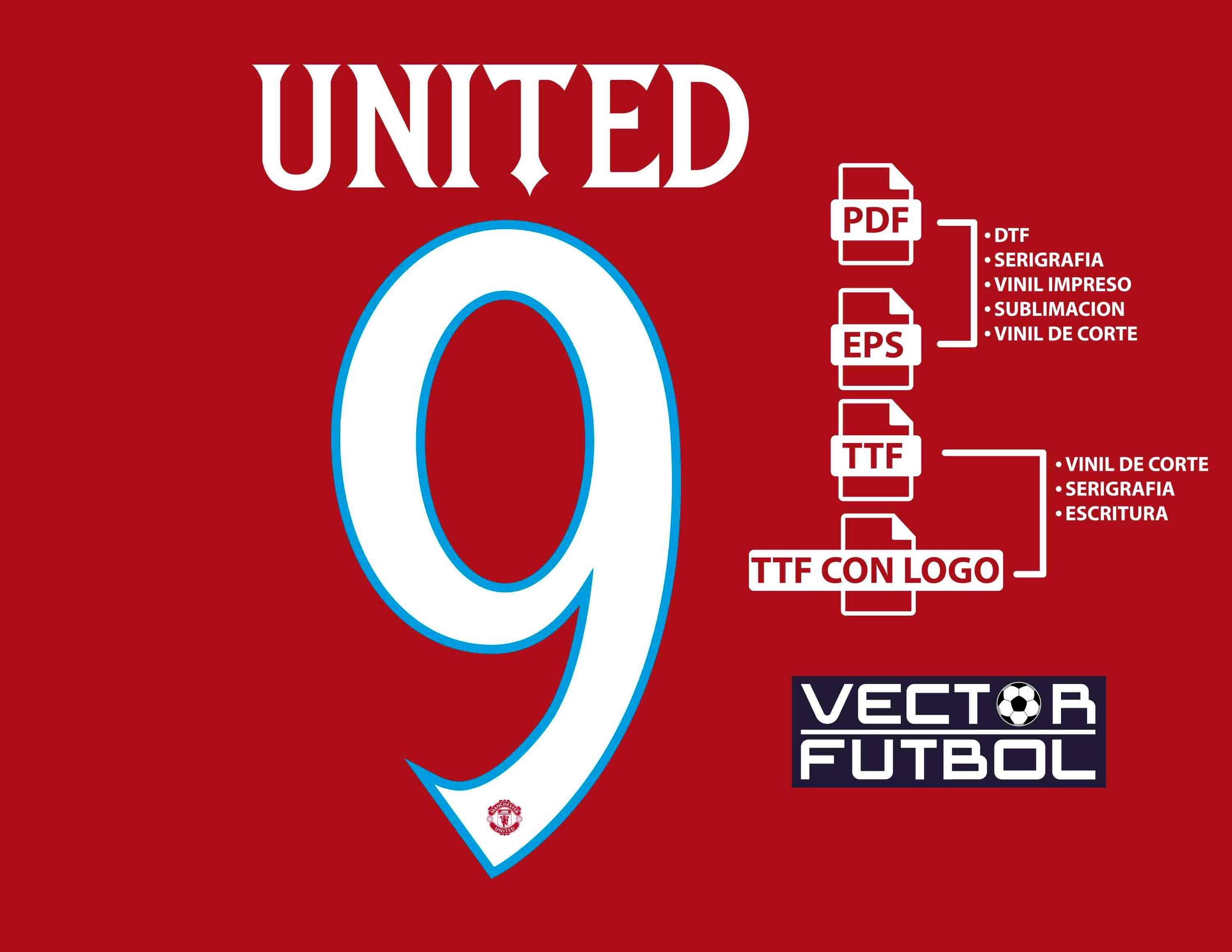 Font Manchester United Logo 2019 Font Typeface Vector