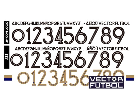 Font Typography Vector Pumas UNAM Mexico Season 2025-2026 Files