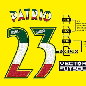 Typsnittsvektor för Club America Mexico 2025-2026 säsong 4-filer .eps .pdf .ttf med logotyp och .ttf utan logotyp fotboll