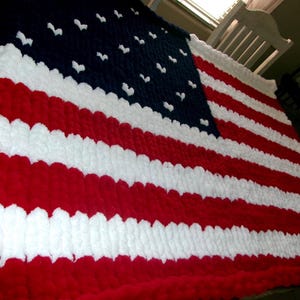 Chunky Hand-Knit Blanket