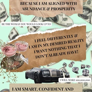 Money Magnet Phone Wallpaper – Manifest Abundance, Wealth & Prosperity | Digital Download