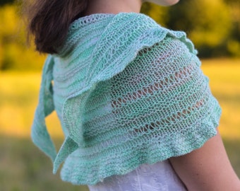 Viridescent Shawl | PDF knitting pattern