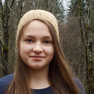 grass-stitch beanie | slouchy | pdf knitting pattern