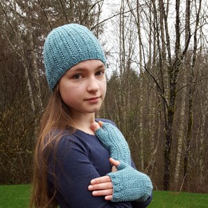 grass-stitch beanie slouchy pdf knitting pattern image 2