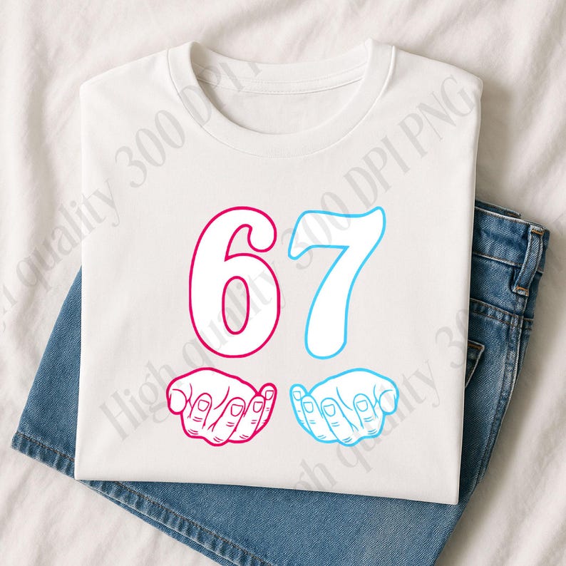 Six Seven 67 6 7 Kids 67 Boys 6-7 Meme Hands Funny Png, 6-7 Meme Hands ...