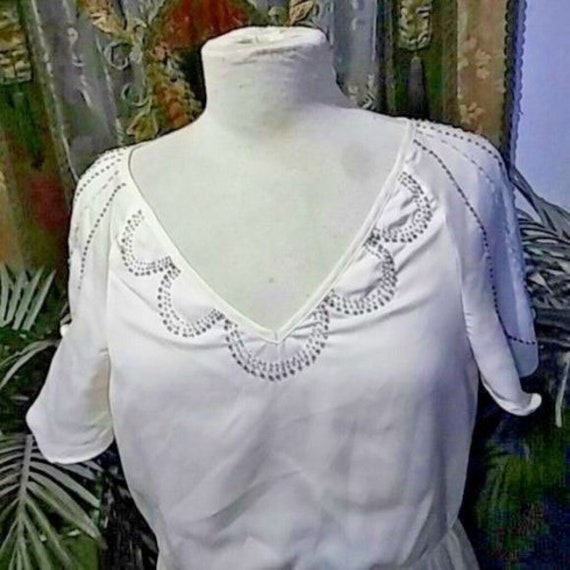 Vintage 1990's Dead Stock PARAELLA Ladies Cream C… - image 2