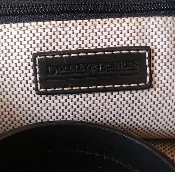 Dooney Bourke DB Triangle Quilt Pattern Canvas & … - image 8