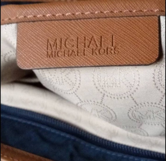MICHAEL KORS: Michael bag in monogram canvas - Ivory