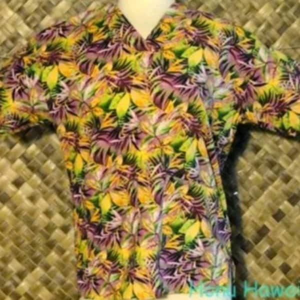 TREND Womens Hawaiian Scrubs Top. XS