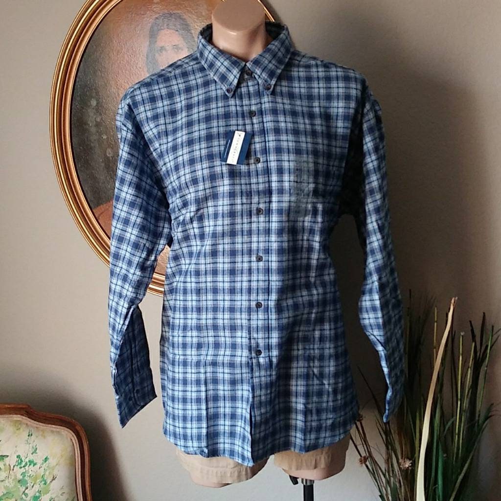 Towncraft Men's Flannel Dress Shirt. XL 