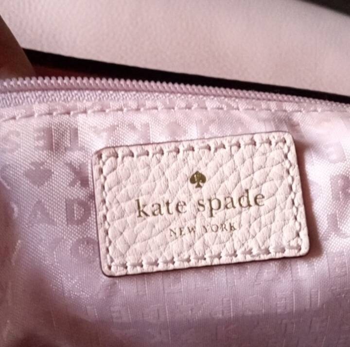 Kate Spade New York Caroline Lane Forster Black & off Pink XL 