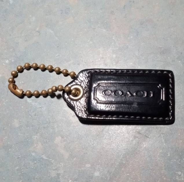 COACH Signature Small C Wristlet Wallet with Hangtag Purple Brown Vintage
