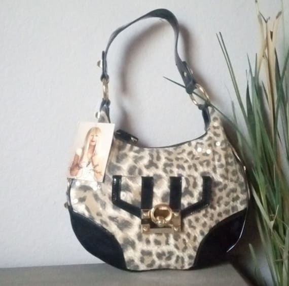 BETSEY JOHNSON Leopard " Lady Jungle " Patent & C… - image 1