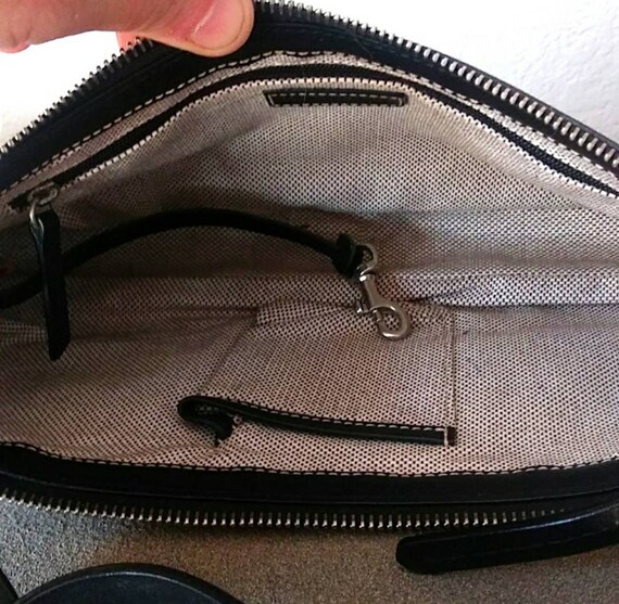 Dooney Bourke DB Triangle Quilt Pattern Canvas & … - image 7