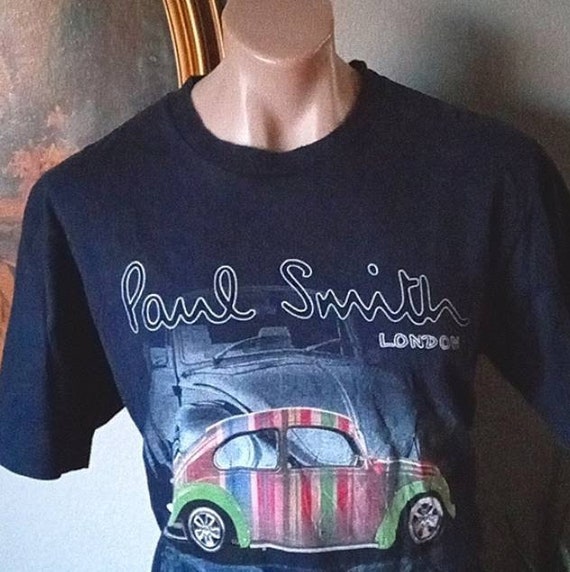T-shirt Paul Smith London Avec Voiture - Taille S à 5XL, 100% Coton