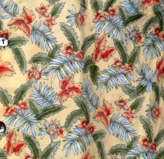 TORI RICHARD mens Hawaiian Mini Floral Foliage Pr… - image 2