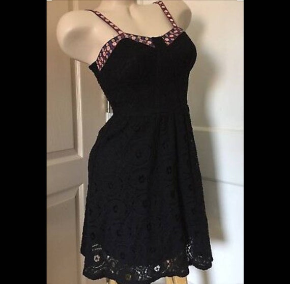 Nos Wot XHILARATION Juniors Embroidered Lace Dress. XS Etsy