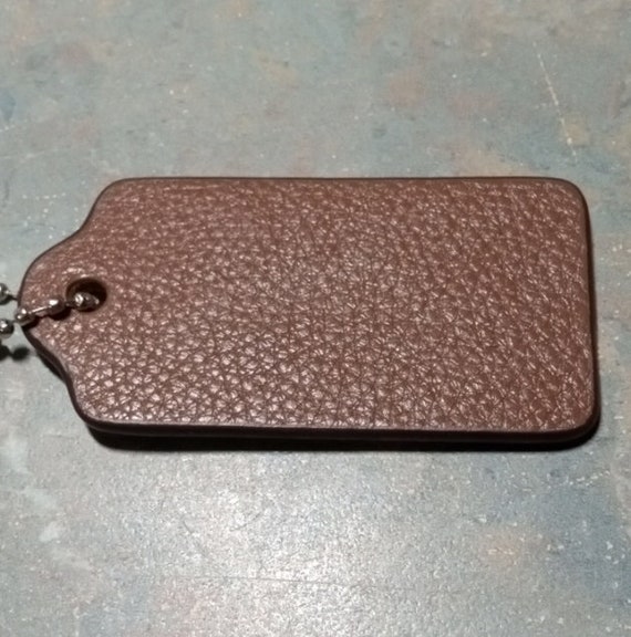 COACH New York Medium Brown Purse Hang Tag Charm … - image 3