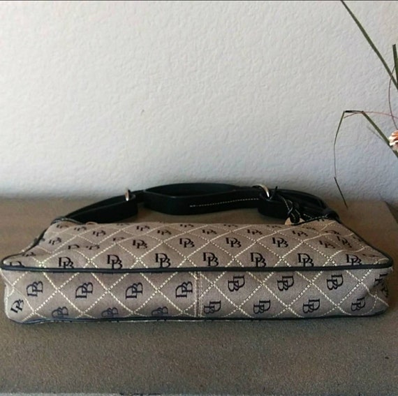 Dooney Bourke DB Triangle Quilt Pattern Canvas & … - image 5