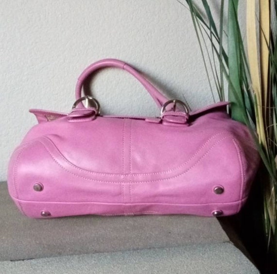 COACH Dusty Rose Pink Leather Hobo Transforms to … - image 6