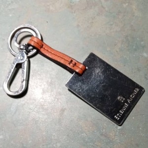 【AIGNER】FASHION Keyrings leather Heart A-Logo／キーリング FASHION KEYRING