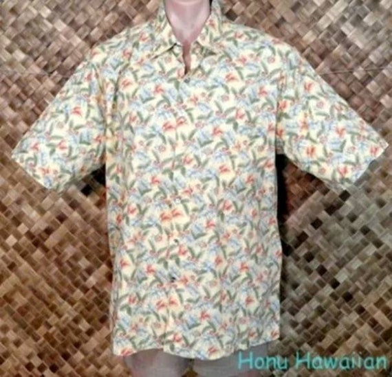 TORI RICHARD mens Hawaiian Mini Floral Foliage Pr… - image 1