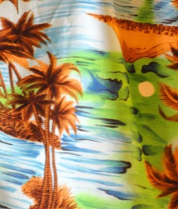 70s CALIFORNIA Mens Hawaiian Shirt. Medium - image 2