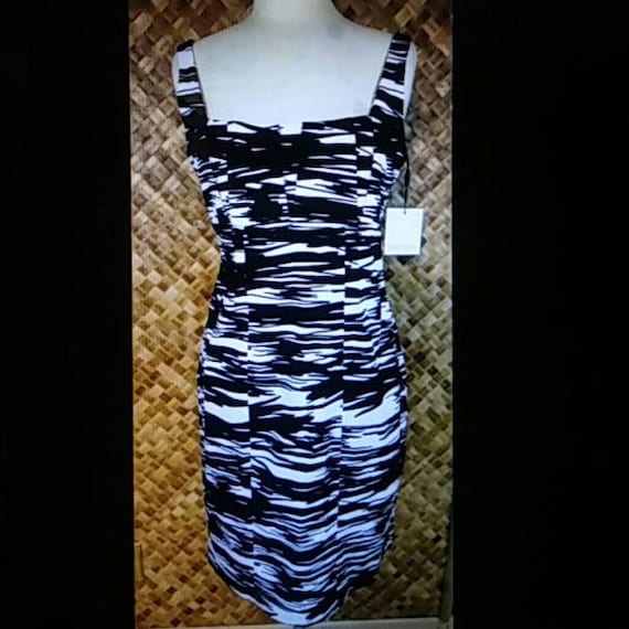 Calvin klein zebra print dress sales