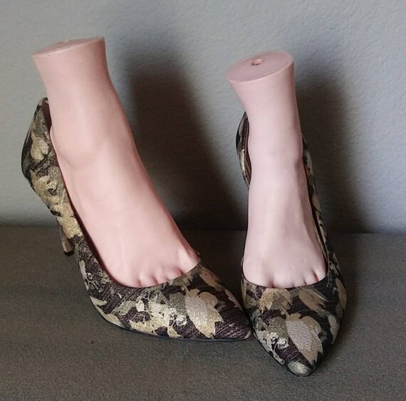 vince camuto rose gold shoes
