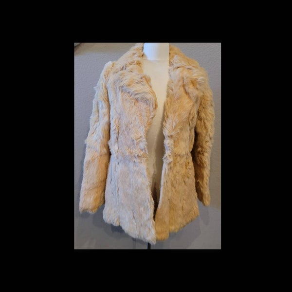 Rabbit Fur Coat Etsy