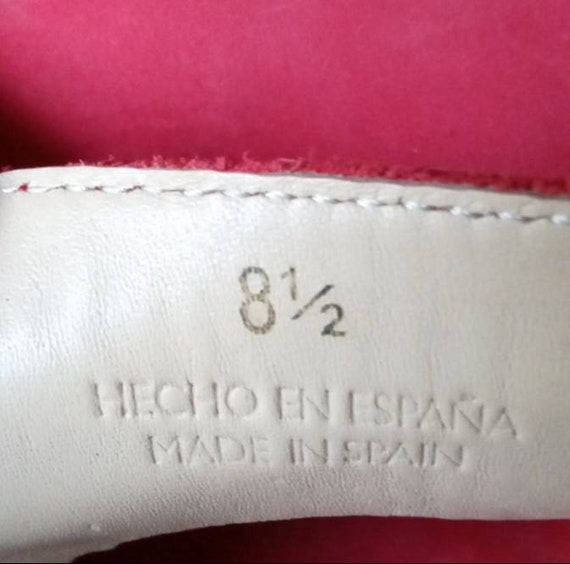8.5M Schoenen Herenschoenen Loafers & Instappers Carolina Herrera men's Red Neubuck Boat Shoes Loafers 