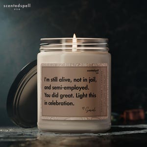 Personalized Fathers Day Gift, Custom Funny Candle Gift for Dad, Gag Gifts for Dad, Father&#39;s Day Gift from Grown Daughter Son, Gift for Papa
