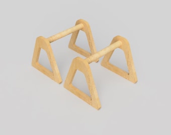 Parallette Bars Woodworking Plans: DIY Gymnastics & Strength Training (DXF/CNC Files)