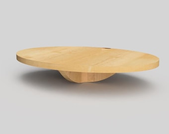 Wobble Balance Board Plans – DIY/CNC Cut or Hand Tool Templates (PDFDXF)