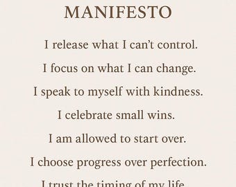 Positives Mindset Manifest