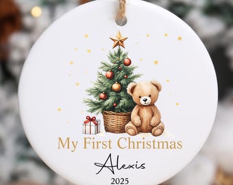 Baby's First Christmas Bauble Gifts,Baby 1st Christmas Decoration, Baby Newborn Gifts,Unique Babys First Christmas Gifts,Xmas Gifts for Baby