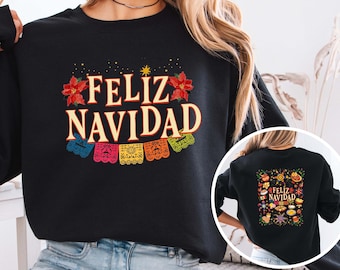 Feliz Navidad | Merry Christmas Shirt, Spanish Merry Christmas Shirt, Navidad 2025, Christmas Lights Shirt, Feliz Navidad Familia Tee