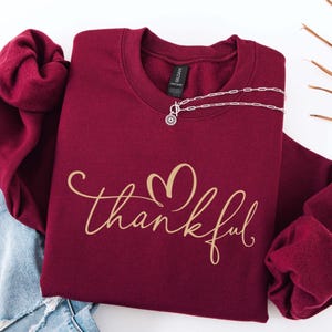 Thankful Sweatshirt, Thankful Lover Sweater, Hello Thanksgiving Sweatshirt, Women Thankful Sweatshirt, Women Gift For Thanksgiving