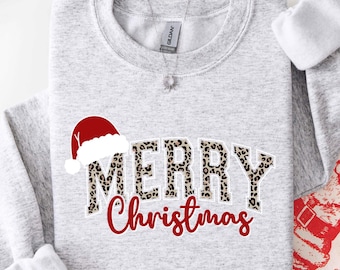 Merry Christmas Sweatshirt, Buffalo Plaid Sweater, Christmas Family crewneck, Xmas Gift Idea, Woman Xmas Shirt, Cute Winter Holiday Sweater