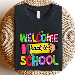 Camiseta &quot;Feliz primer día de clases&quot;, &quot;Vida del maestro&quot;, &quot;Primer día de clases&quot;, &quot;Regalo de agradecimiento al maestro&quot;, &quot;Regreso a clases&quot;