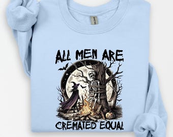 Skeleton Sweatshirt, Skeleton Halloween Shirt, Womens Halloween Shirt, Halloween Party Shirt, Cute Halloween Gift, Fall Graphic Tee